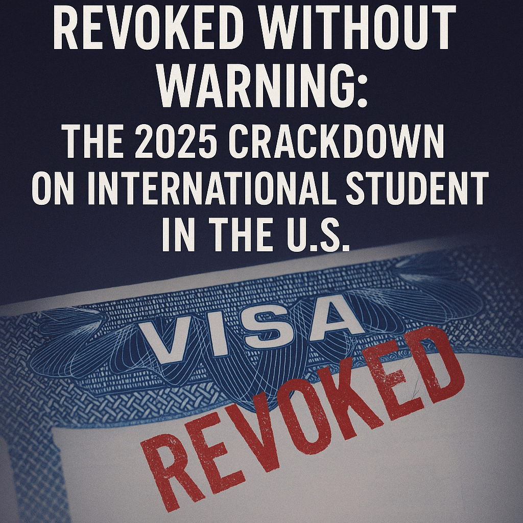 From Campus to Deportation: The Shadow War on Student Visas