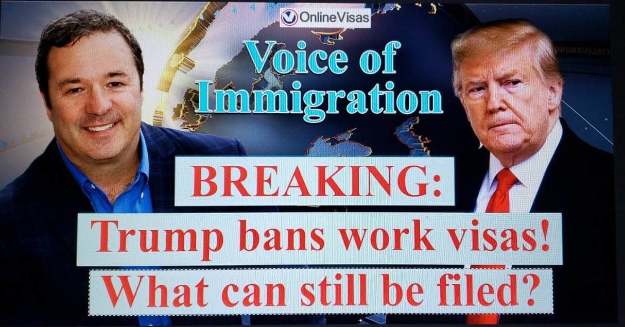 Trump Issues Executive Order Suspending H-1B, H-2B, L-1, L-2, And J Visas